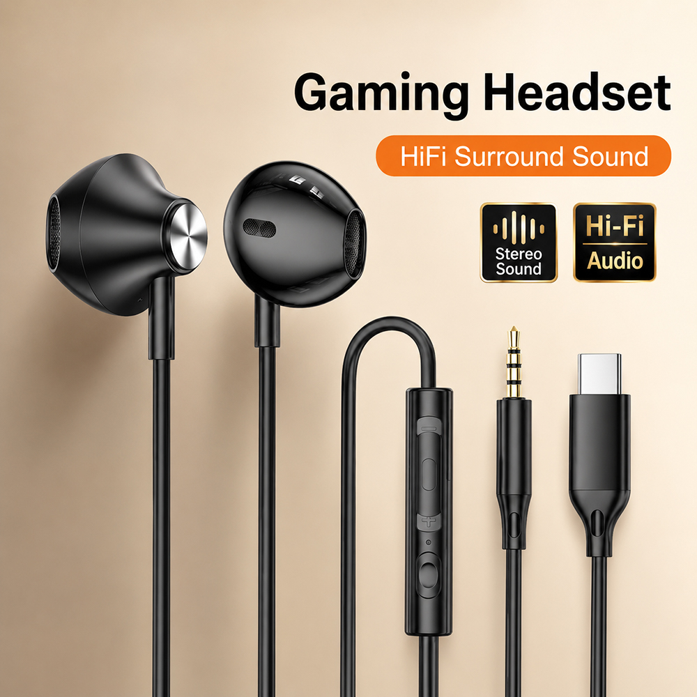 Gaming Headphone Accessories - Hi-Fi наушники с объемным звуком и