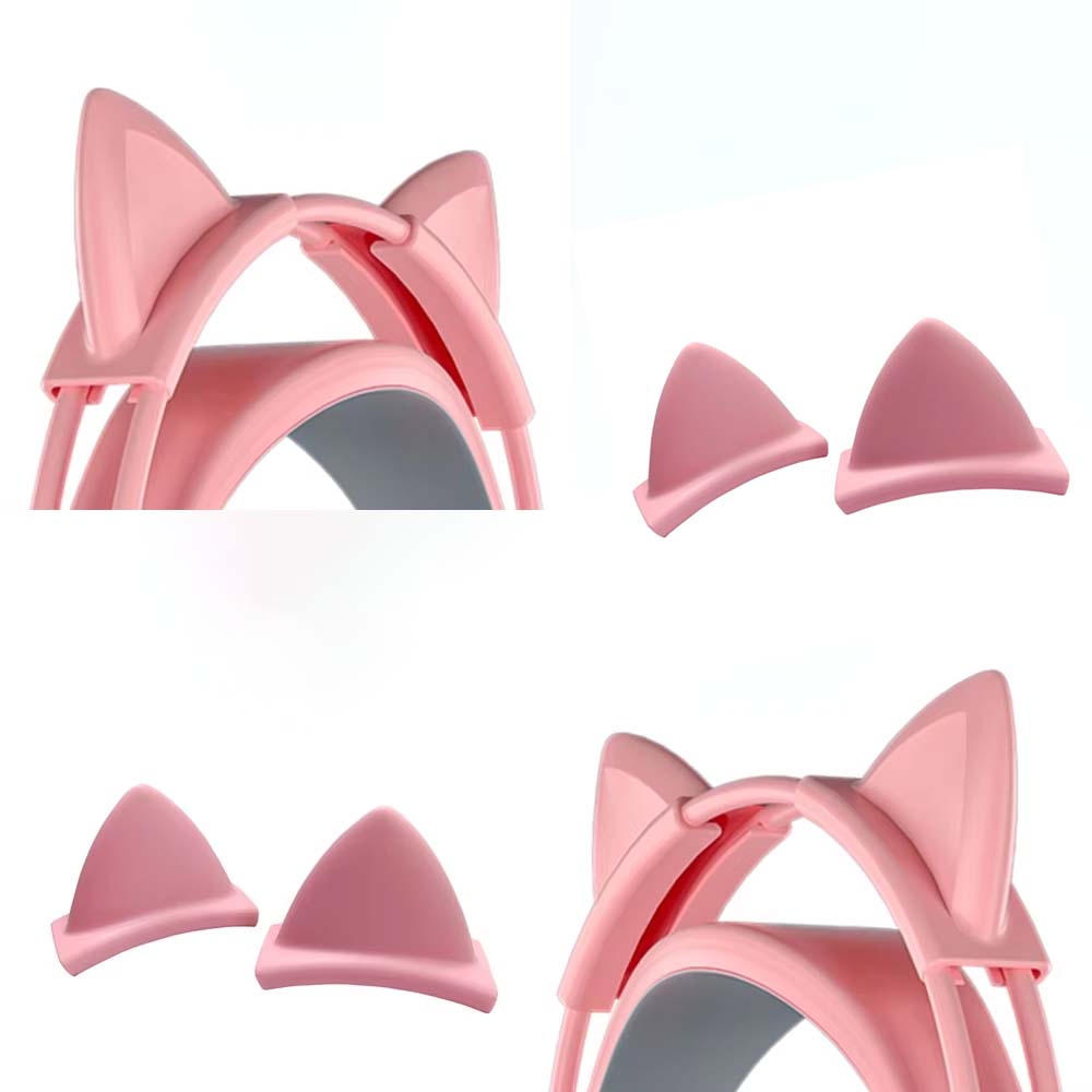Gaming Accessories Girls - Розовые силиконовые подвески в виде кошачьих