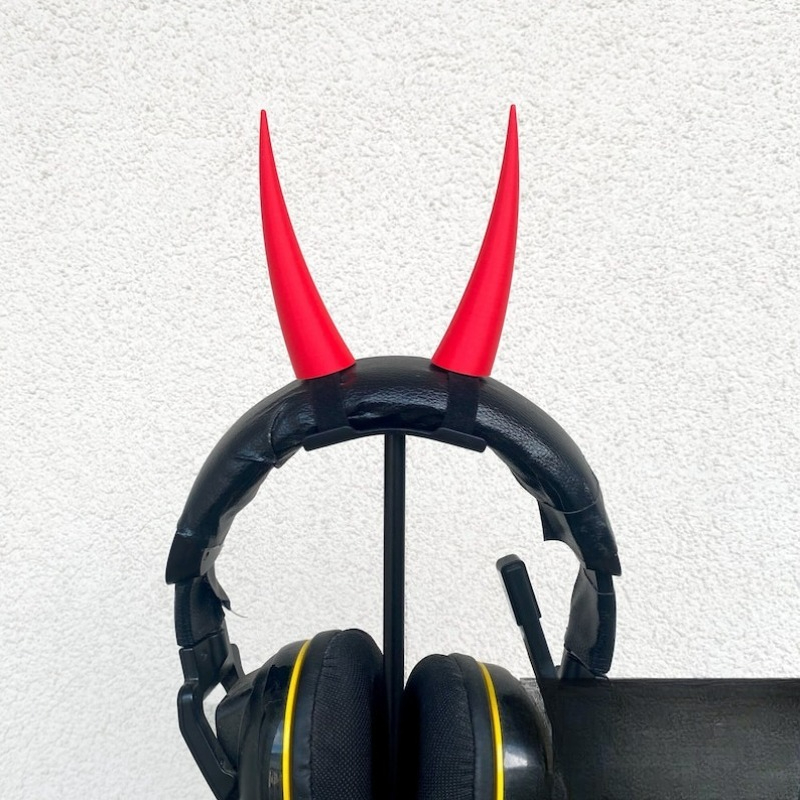 Gaming Accessories Girls - Красные рога дьявола: аксессуары для гарнитуры
