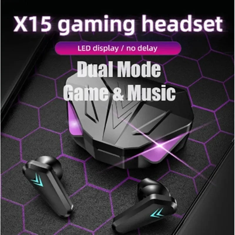 Gaming Accessories Monitor - TWS-наушники X15 с поддержкой Bluetooth и