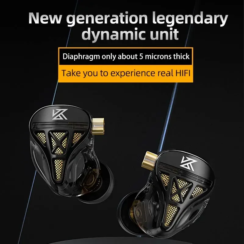 Наушники KZ DQS 1DD HiFi IEM с – обзор и цена Gaming Accessories Monitor