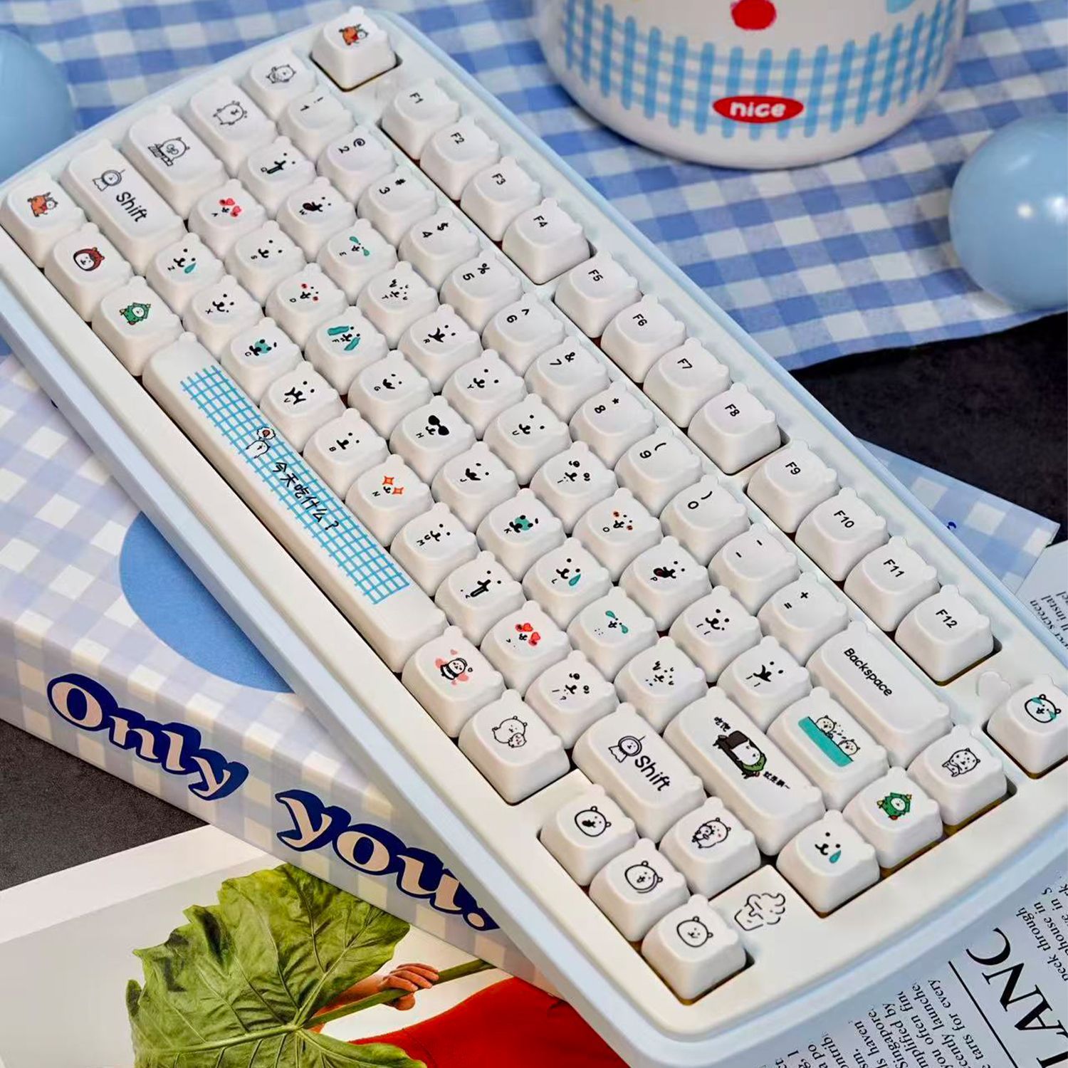 Милые мультяшные кейкапы с мед – обзор и цена Gaming Accessories Japan